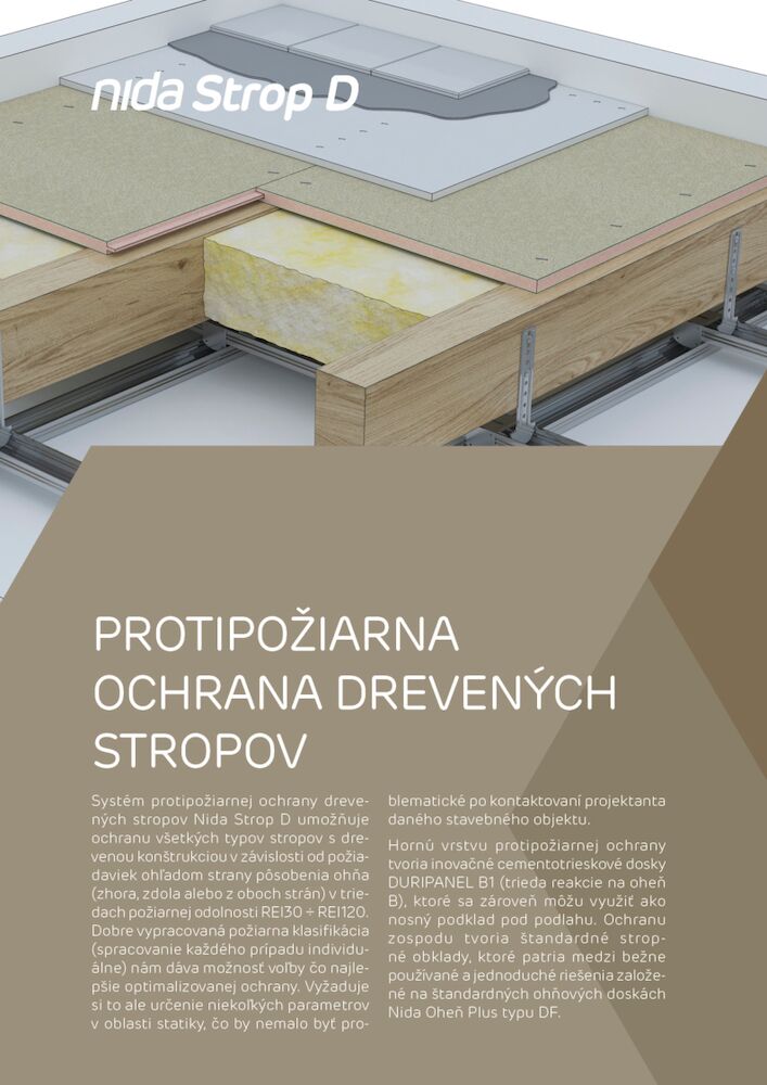 Protipožiarna ochrana drevených stropov